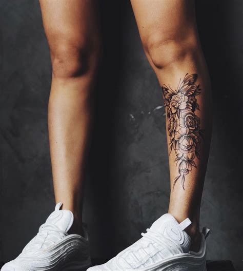 Full Leg Tattoo Template