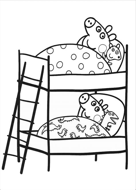 Try to color peppa pig to unexpected colors! Peppa Pig Coloring Pages