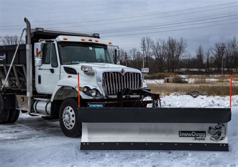 Mndot Tests Led Lighted Markers On Snowplow Blades Roads And Bridges
