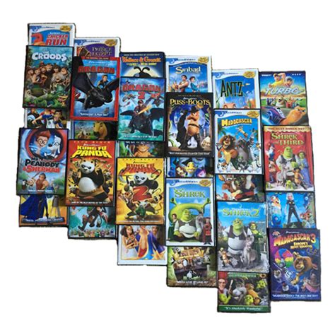 Dreamworks Vhs Movies Collection