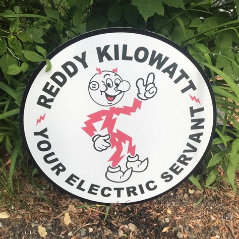 Reddy Kilowatt Sign Electrical Signs Dte Edison