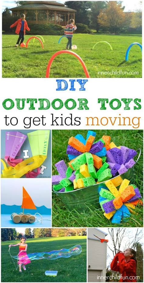 Diy Outdoor Toys To Get Kids Moving Kids Activities