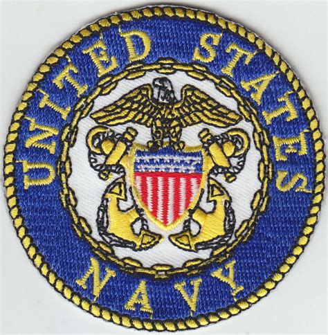 United States Navy 2 Anchors Logo 3 Full Color Patch Us Us Usn Ebay