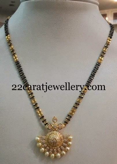 2:36 ammu telugu channel 198 518 просмотров. Black Beads CZ Necklace - Jewellery Designs
