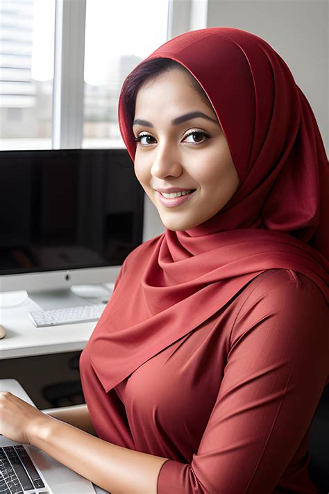 Office Transformed Red Hijab Tg Rc By Aeternum Writer On Deviantart