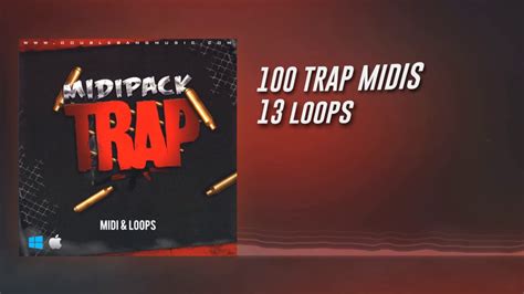 This comes with 15 catchy and melodic loops that you can use. Trap Midi Pack - 13 Loops & 100 Midi Files - YouTube