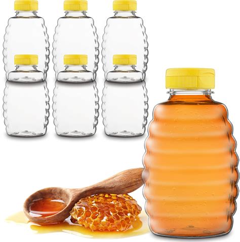 Buy Mt Products Empty Squeeze Bottle Honey Dispenser With Flip Top Lids