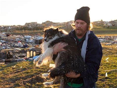Its Unreal Man Finds Dog Alive In Rubble Left By Tornado