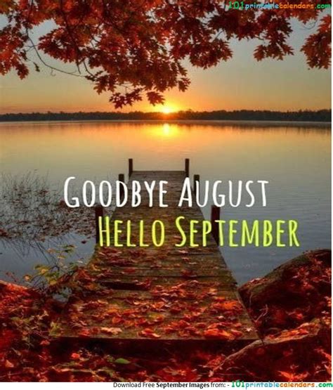 Goodbye August Month And Welcome September Images Welcome September