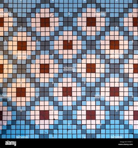 Diamond Mosaic Pattern Floor Mosaic Mosaic Design Stock Photo Alamy