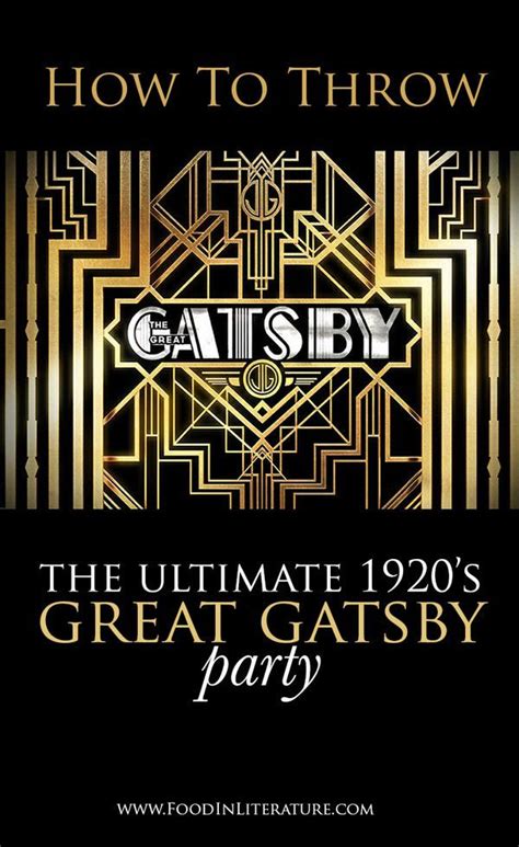Throw The Ultimate 1920s Great Gatsby Party Weve Done All The