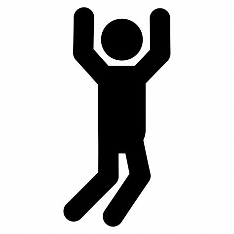 Happy Jump Man Stickman Stick Figure Icon Download On Iconfinder