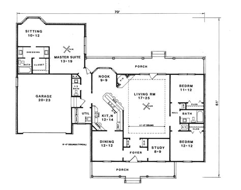 Nadine Farm Country Ranch Home Plan 069d 0083 Shop House Plans And More