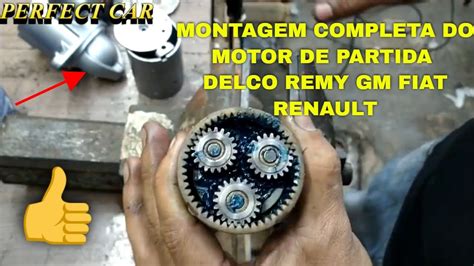 Montagem Do Motor De Arranque Delco Remy Linha Gm Youtube