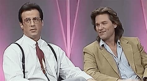 Sylvester Stallone And Kurt Russell On The Oprah Winfrey Show Promoting Tango And Cash 1989