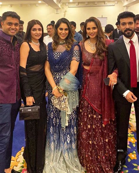 new pictures from sania mirza s sister anam mirza and asad s wedding party the etimes