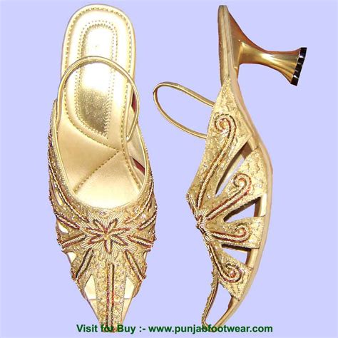These Are Indian Beaded Khussa Designer Shoes For The Women’s We Make These Shoes In Sizes 6 To