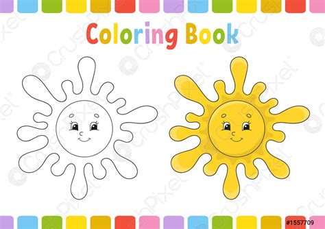 Animado Colorear El Sol Para Niños H0dgehe