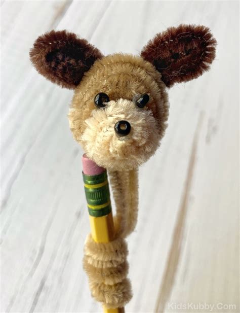 Easy Diy Pipe Cleaner Animals Craft Cute Pencil Toppers