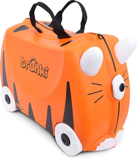 Trunki Childrens Ride On Suitcase Tipu Tiger Orange Uk