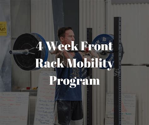 The Best Mobility Exercises For The Front Rack Fitness Pain Free