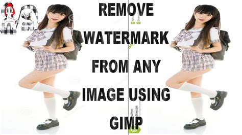 Remove Watermark From Any Image Using Gimp Youtube