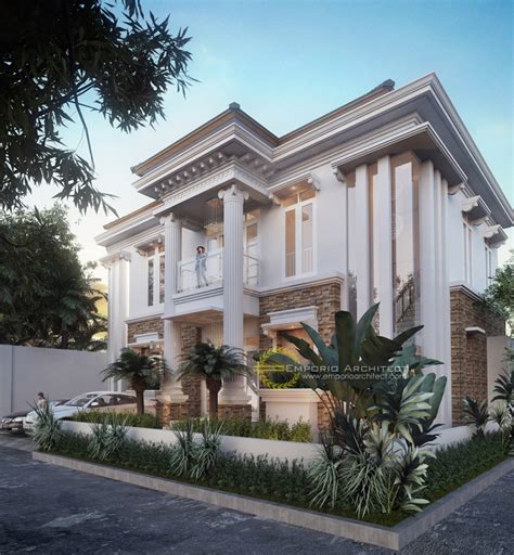 Terletak di jakarta pusat, menteng menjadi kawasan rumah mewah di jakarta yang banyak jadi hunian para pejabat tinggi dan duta besar negara asing. Desain Rumah Mewah Dengan Style Klasik Tropis Di Jakarta