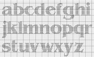 Font Pattern Cross Stitch Free Patterns Free Cross