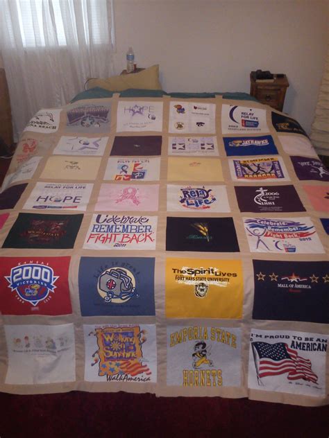 Tshirt Quilt Tutorial Part 2 Lacks An Ending Because She Cant Finish