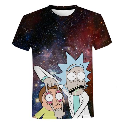 Rick And Morty Eyes T Shirt Alien Shopping