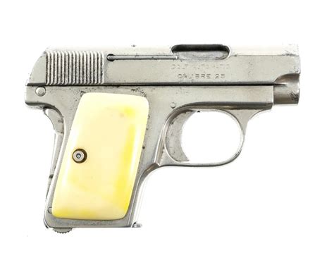 Colt 1908 Vest Pocket 25 Acp Semi Auto Pistol Online Gun Auction