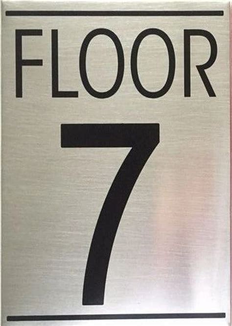 Floor Number Signs