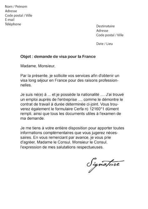 Modele Lettre Explicative Pour Visa Canada Financial Report