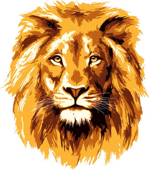 Lion Face Logo Png Lion Head Transparent Background Clipart Full