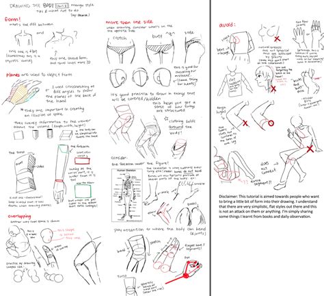 Tutorial Drawing The Body Part 2 Form By Akimiya On Deviantart