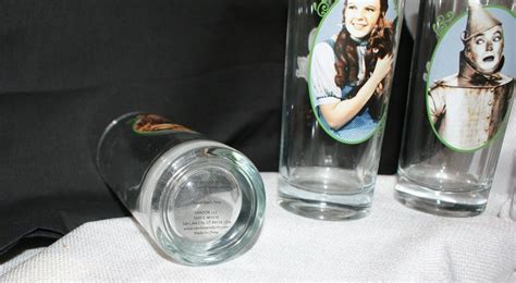Vintage Wizard Of Oz Drinking Glass Set Dorothy Glass Etsy