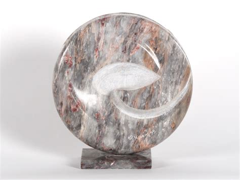 Modern Marble Sculpture Signed Ghanem Ib07208 Bellamysworld