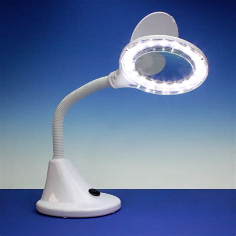 lightcraft led compact flexi magnifier lamp uk plug shesto