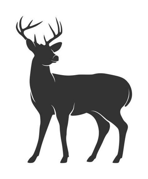 Deer Silhouette Illustrations Royalty Free Vector Graphics And Clip Art