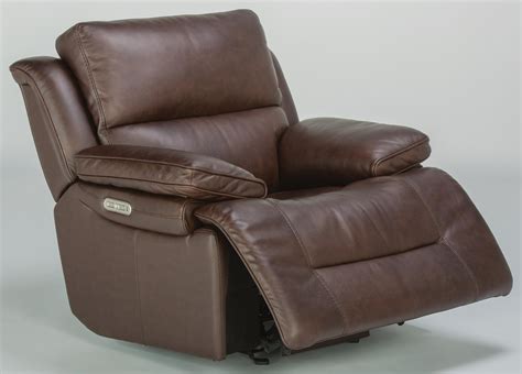 Flexsteel Apollo Casual Power Gliding Recliner With Power Headrest And