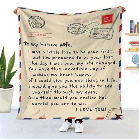 Personalized Letter To My Future Wife Wife Birthday T From Etsy