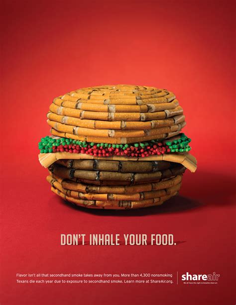 Share Air Print Advert By Enviromedia Food Ads Of The World