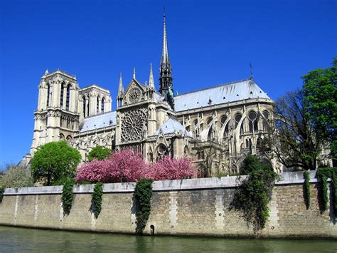 Wallpaper Notre Dame De Paris Katedral Paris Perancis 1600x1200