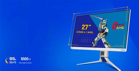 Asus Rog Strix 27 1440p Hdr Gaming Monitor Xg279q G Gundam Edition