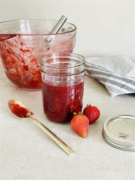 Easy Microwave Strawberry Jam The Vgn Way