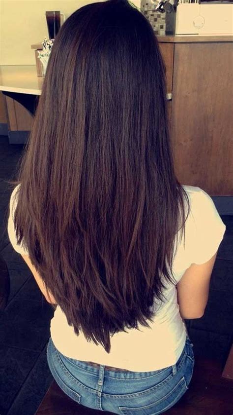 14 Great Long Layered Straight Hair Back View