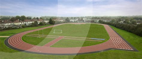 6 Lane Iaaf And Uk Athletics Track For Eastwood School In