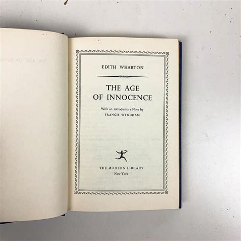 The Age Of Innocence By Edith Wharton Rare 1948 Edition Etsy The