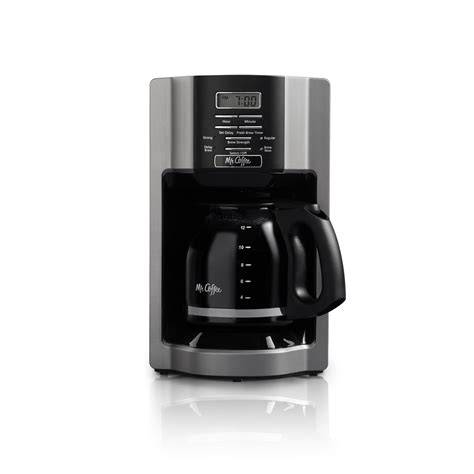 Mr Coffee 12 Cup Programmable Coffeemaker Rapid Brew Red