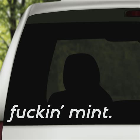 Fuckin Mint Stickerbanner • Fast Free Shipping • Vinyl Status